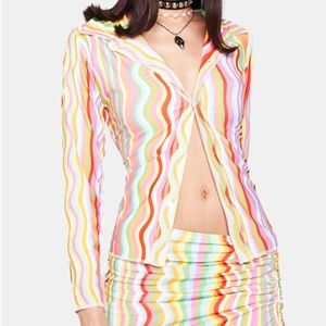 OMighty Rainbow Squiggly Shirt